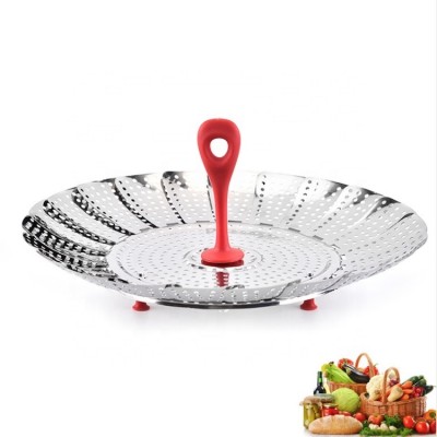 Stainless Steel Vegetable Steamer Basket With Long Handle SW-CT550E